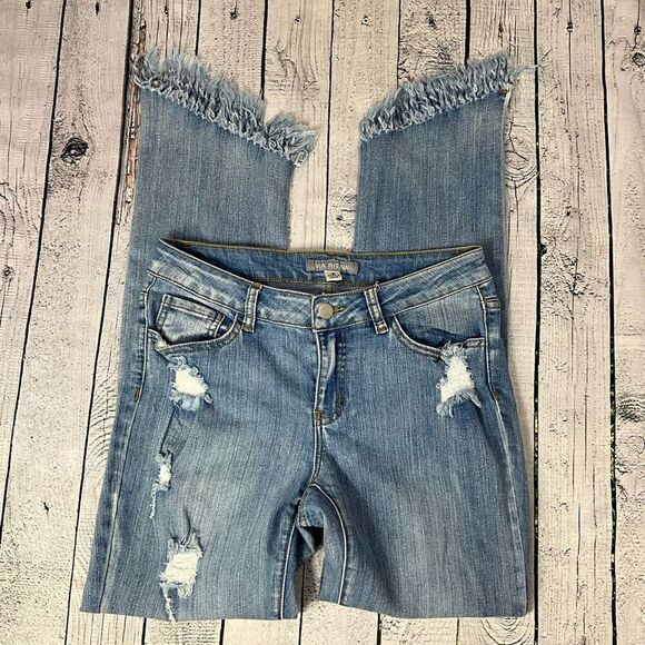 VIA RITINA Distressed Jeans - Picture 1 of 5